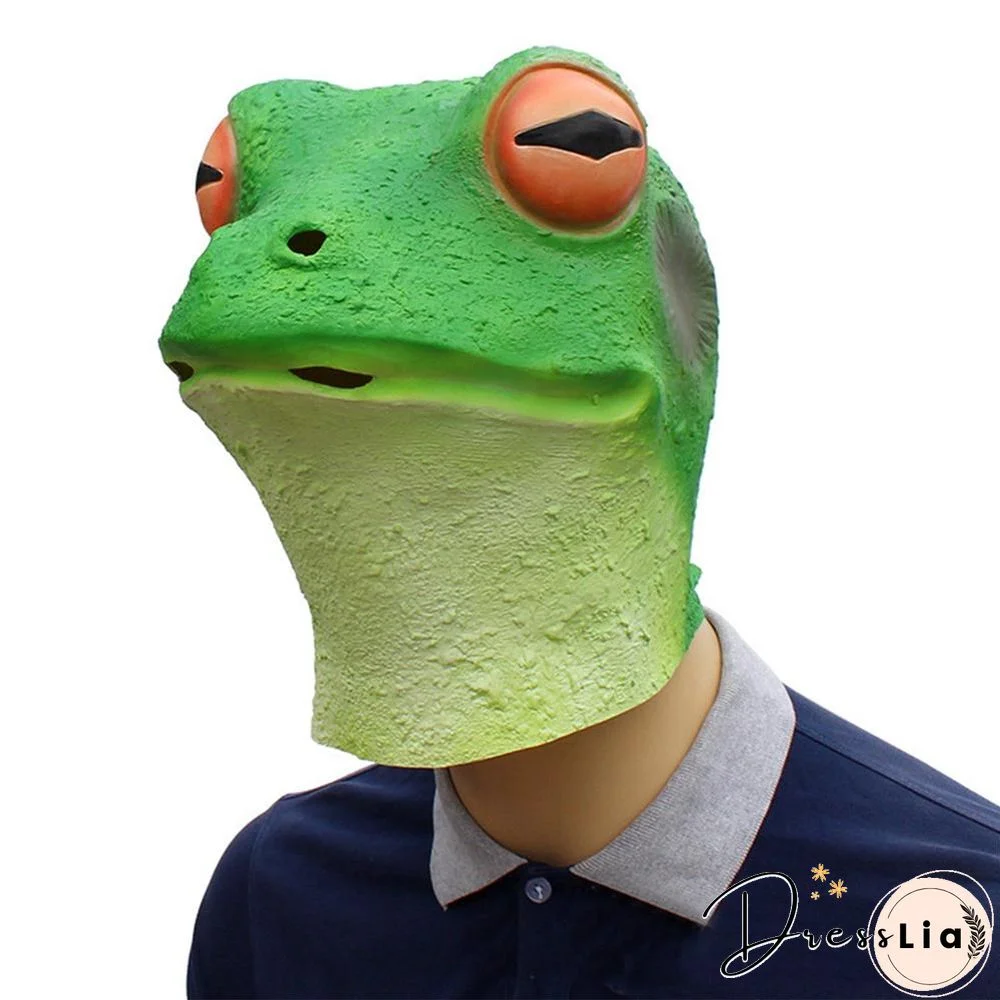 Halloween Frog Mask Animal Party Halloween Full Head Mask