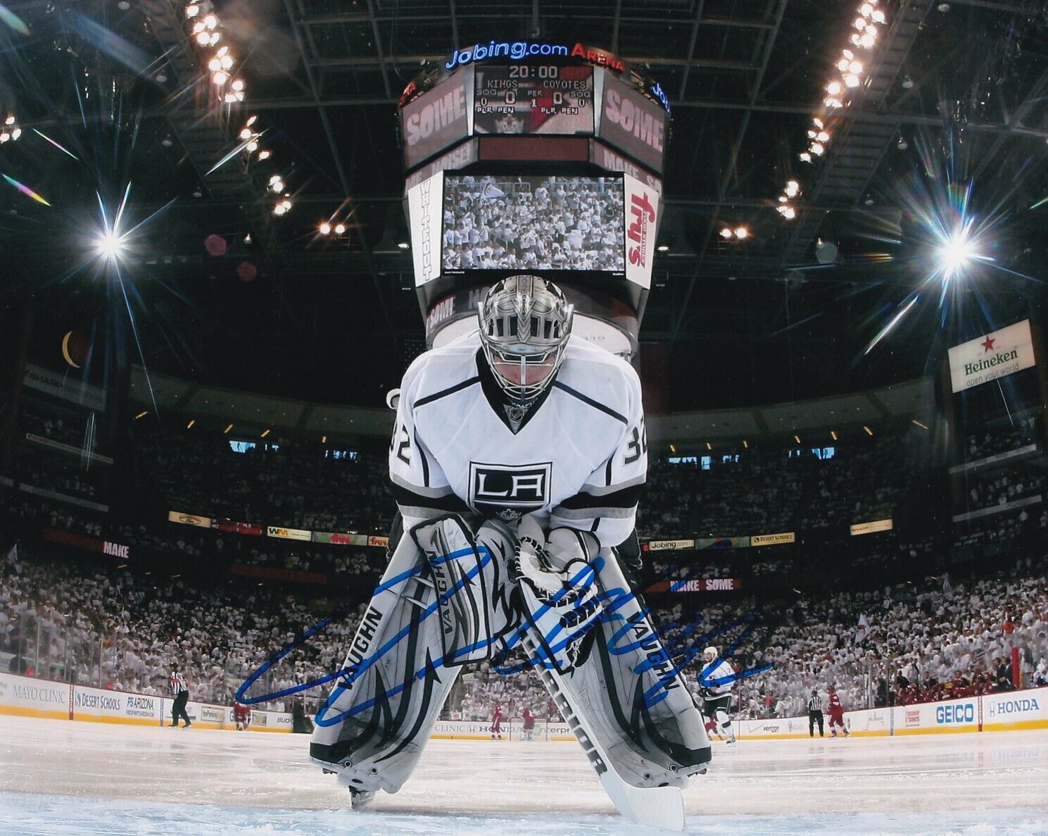 JONATHAN QUICK SIGNED AUTOGRAPH 8X10 Photo Poster painting LOS ANGELES KINGS