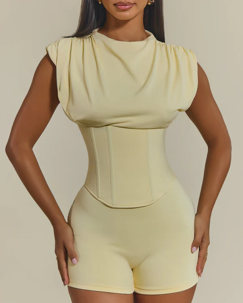 Detachable Tie-Up Bodysuit Set (Pre-Sale)