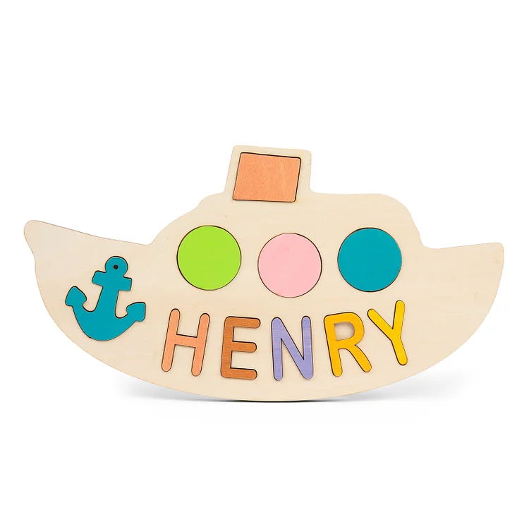 Niños Puzzles/Rompecabezas ferry con 1 Nombre Personalizado Juguetes de aprendizaje