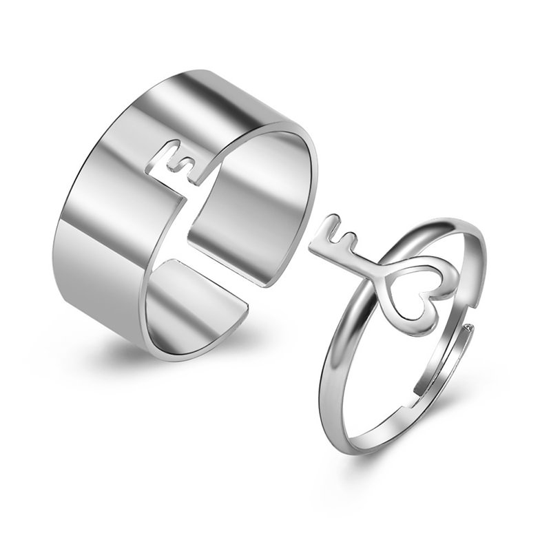 Love Key Couple Ring