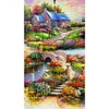 (Grande Taille) campagne 45x85cm (toile) plein carré diamant peinture