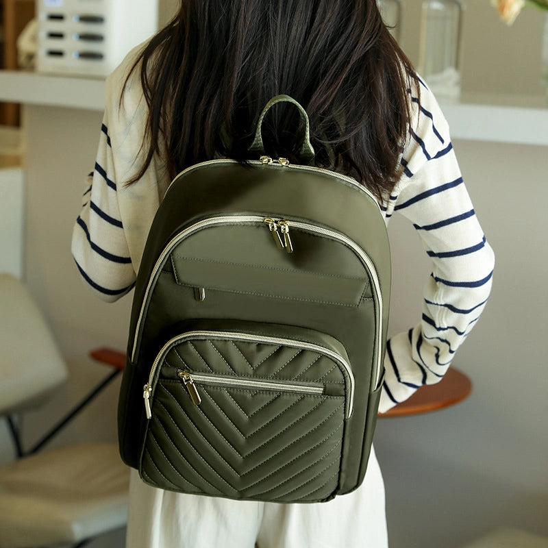 Waterproof Chevron Casual Women’s Backpack
