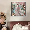 Japanese Girls Geisha -Partial Special Shaped Diamond Painting 30*30CM