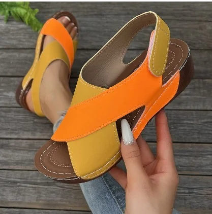 Uveng Uveng Sandals Female Summer 2024 New Platform With Skirt Casual Open Toe Versatile Cool Beach