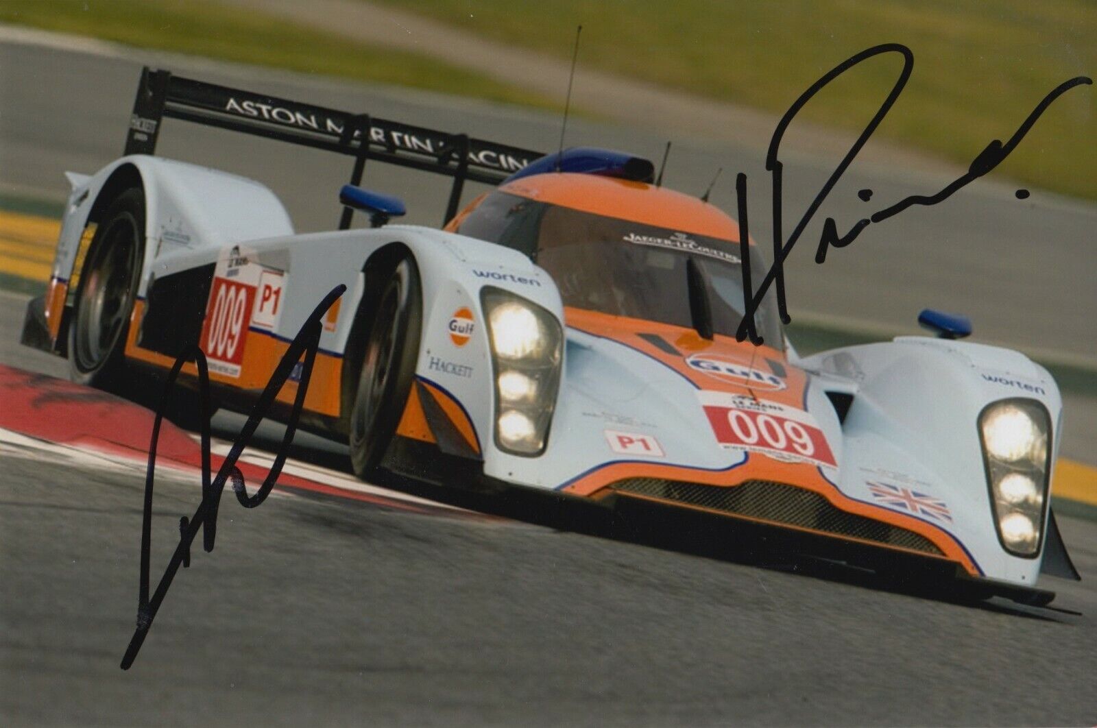 Harold Primat and Darren Turner Hand Signed 9x6 Photo Poster painting - Le Mans Autograph 3.