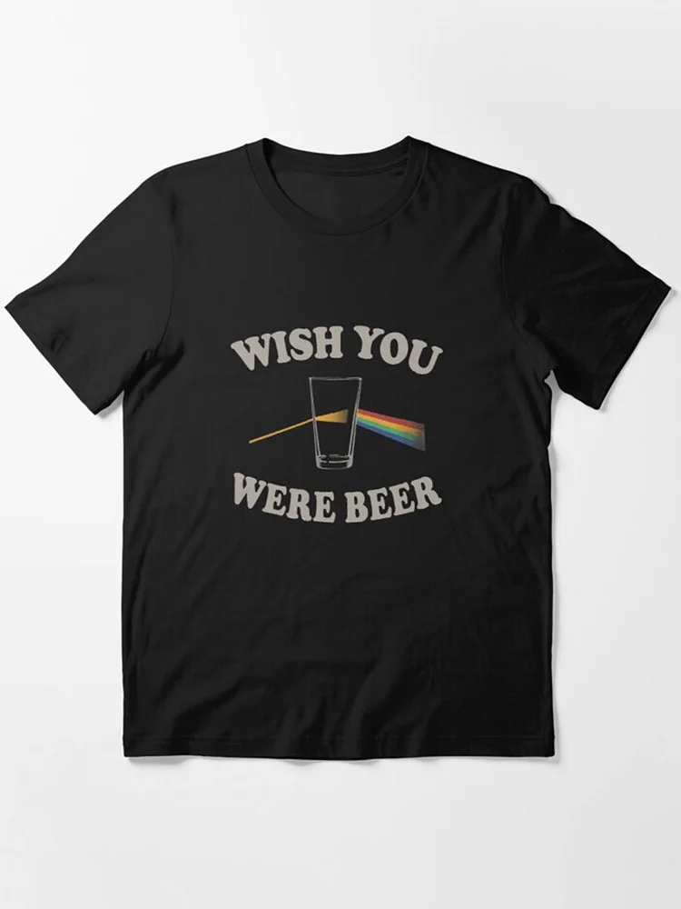 Bestdealfriday Wish You Were Beer Casual Crew Neck Short Sleeve T-Shirts Tops