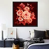 >SALE<Rose Butterfly 5D DIY Diamond Painting Special-shaped Partial Drill Art (YXC407)