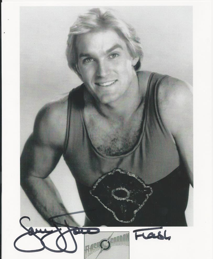 Sam J. Jones - Flash Gordon signed Photo Poster painting