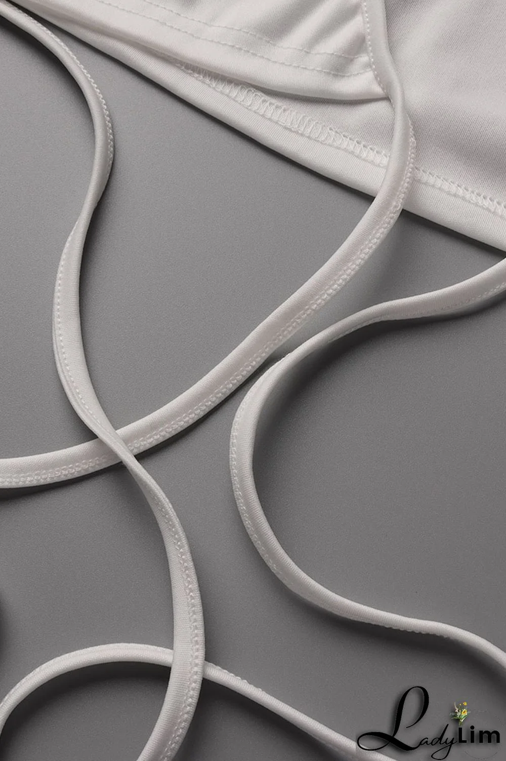 Black Sexy Print Bandage Split Joint V Neck Half Sleeve Two Pieces