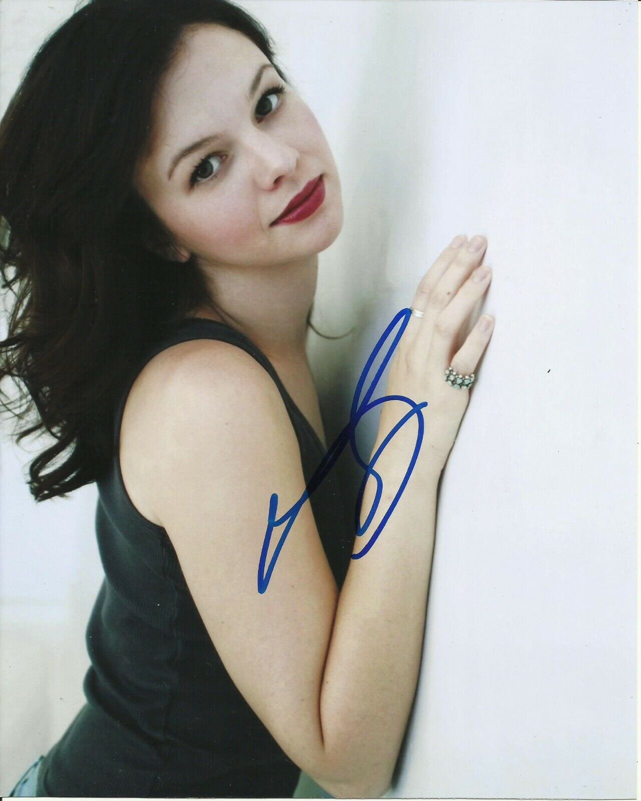 AMBER TAMBLYN SIGNED SEXY Photo Poster painting UACC REG 242 FILM AUTOGRAPHS (5)