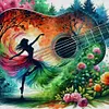 【Limited Stock Sale】Music Notes Art-11CT Stamped Cross Stitch 40*40cm
