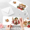 6PCS DIY Diamond Art Greeting Cards Christmas Angel Congratulations Cards & Gift