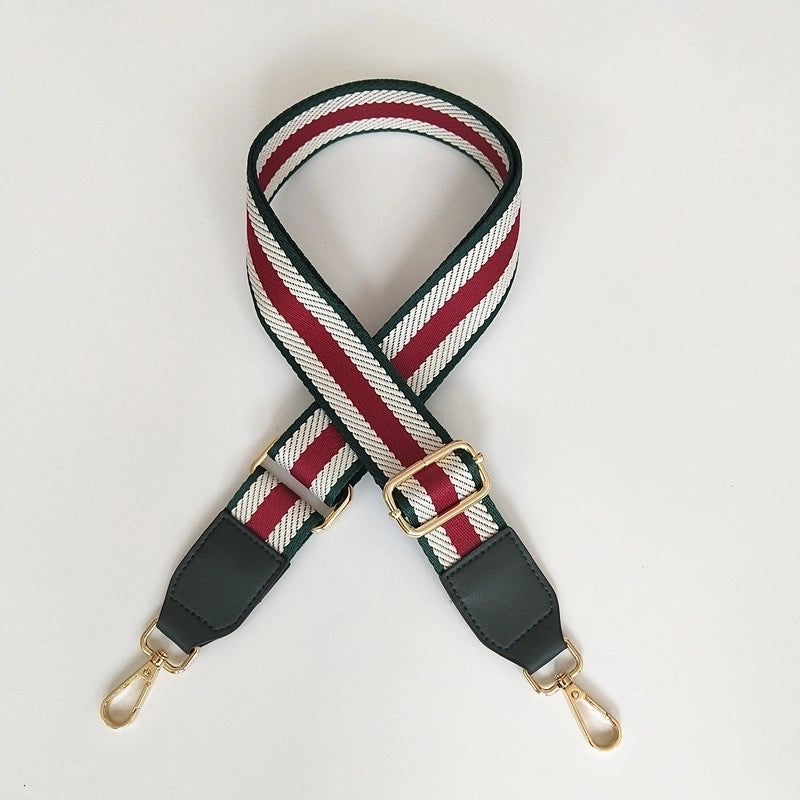 All Seasons Polyester Stripe Single Shoulder Strap Bag Accessories