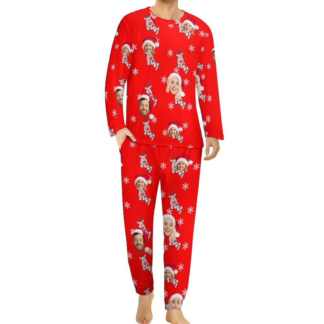 Personalized Families Photo Men's Pajama Set