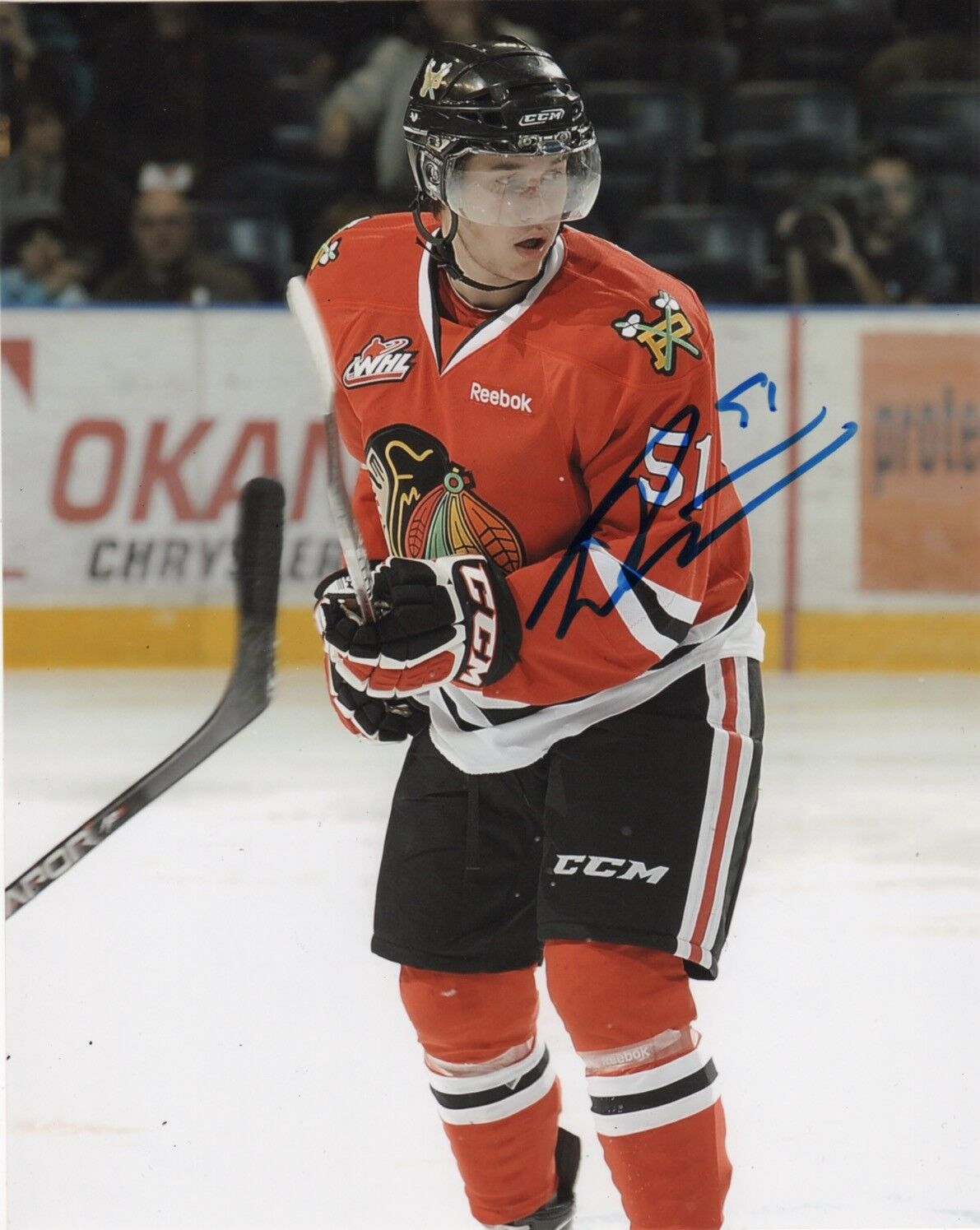 Portland Winterhawks Derrick Pouliot Signed Autographed 8x10 Photo Poster painting COA