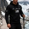 💥 2025 Hot Sale! Men's Autumn/Winter Fitness Hoodie/Hoodie, Casual and Stylish, Fleece-Lined Hoodie, Suitable for Street Cycling and Fitness.