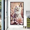 Flowers Cat - Diamond Painting - Full Round Drill (Canvas|40*70cm)