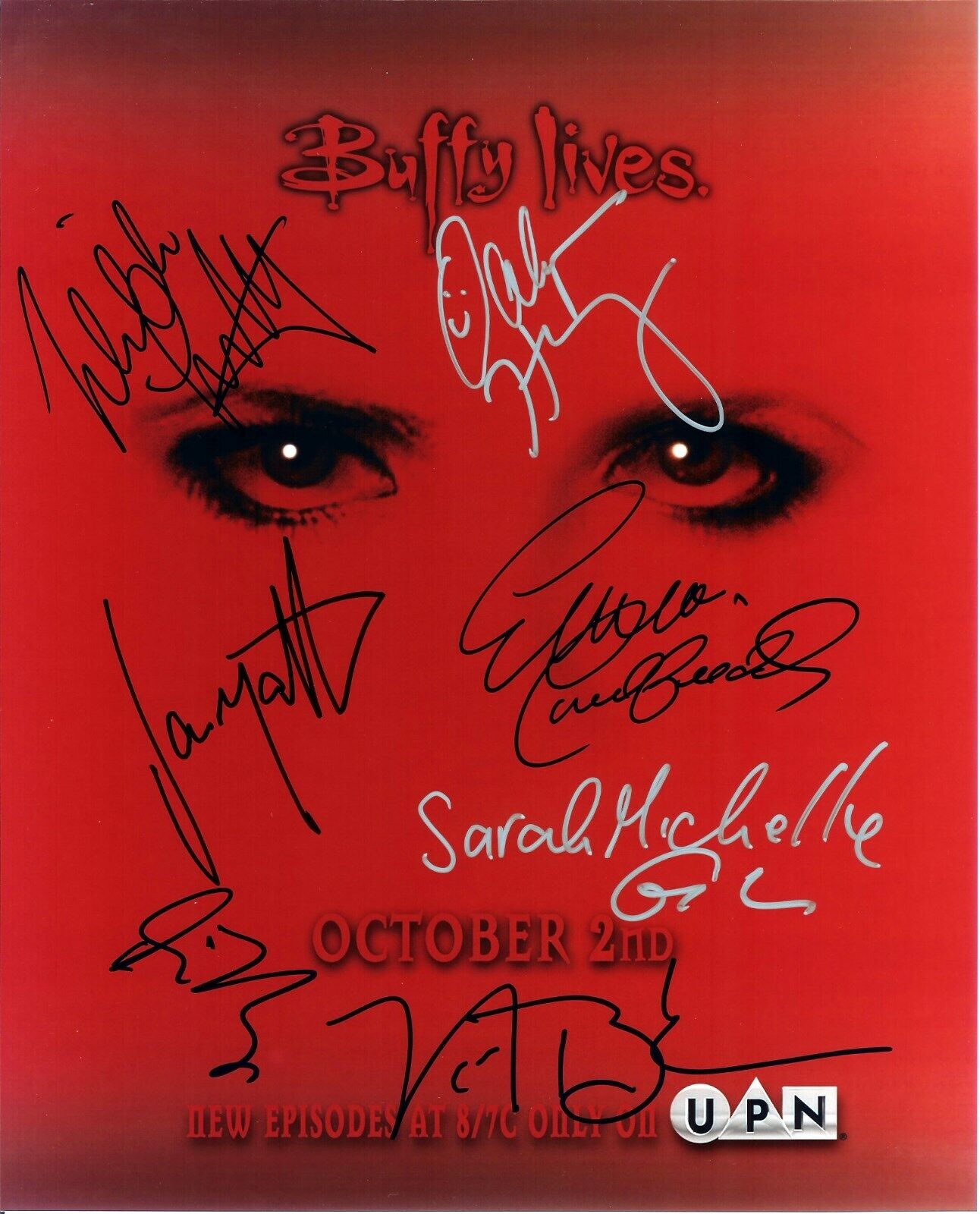 BUFFY THE VAMPIRE SLAYER - CAST SIGNED Autographed Signed 8x10 Reprint Photo Poster painting #2