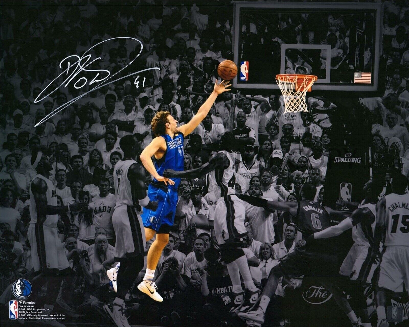 Dirk Nowitzki Dallas Mavericks Autographed Signed 8x10 Photo Poster painting MVP #41 REPRINT