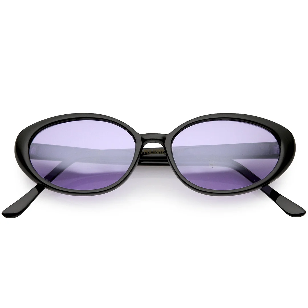 True Vintage Cat Eye Color Tinted Lens Oval glasses 51mm