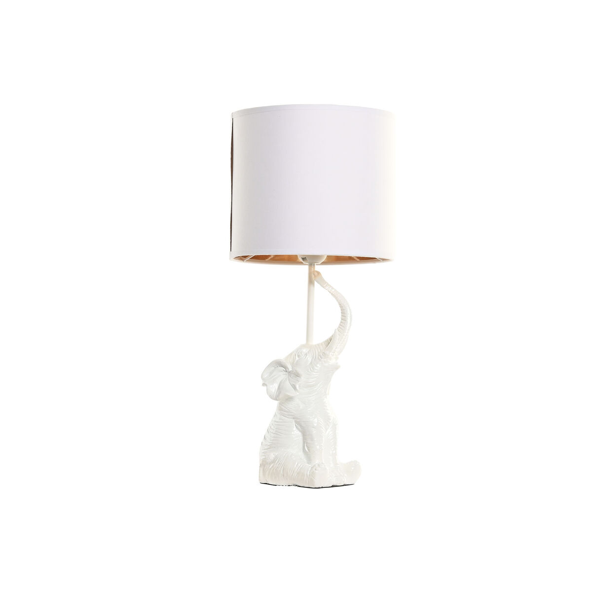 Desk lamp Home ESPRIT White Golden 50 W 220 V