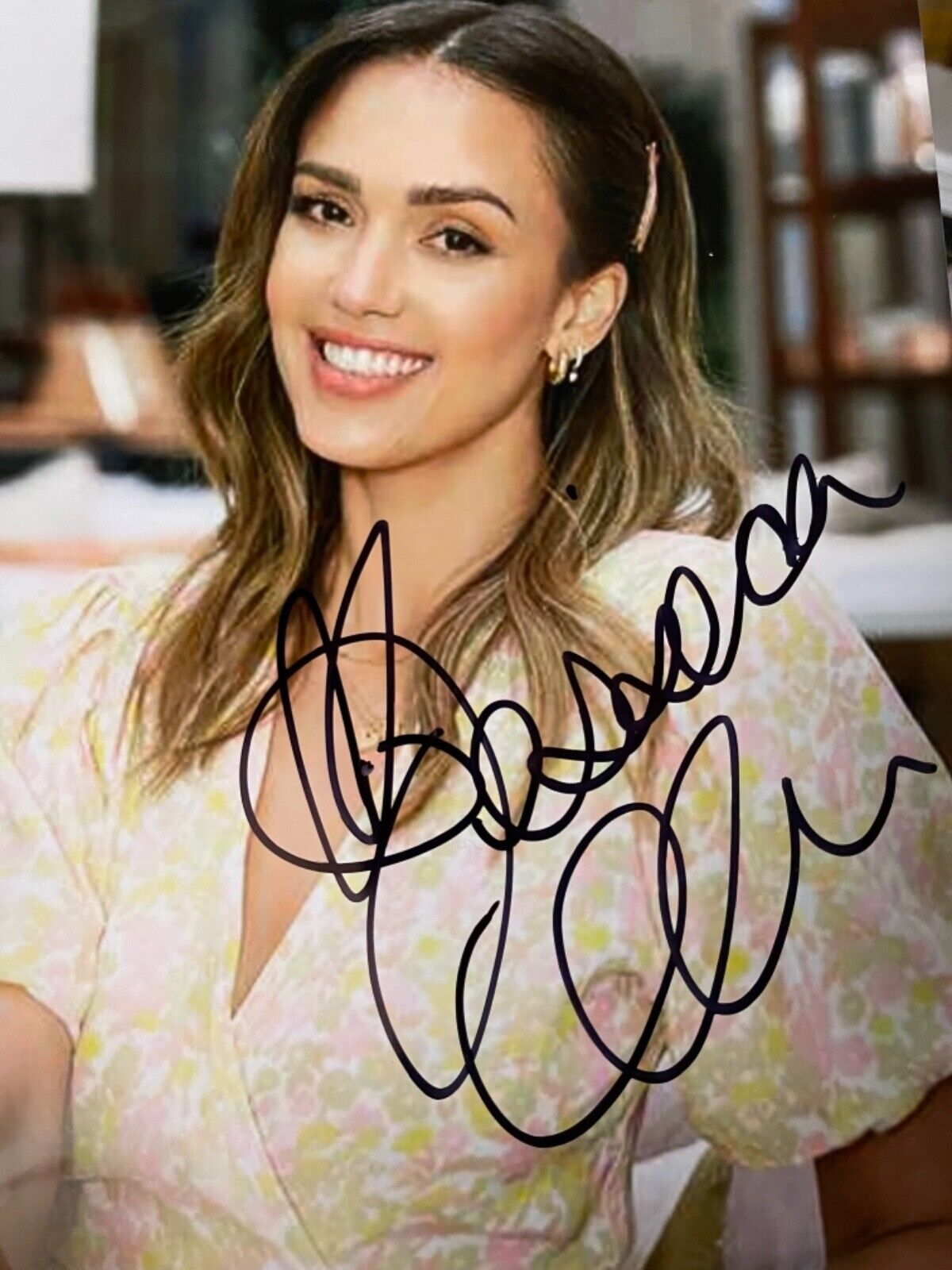 Jessica Alba signed 8x10 Photo Poster painting autograph picture super sexy hot Star Wars