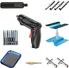 AMK 8 in 1 Universal RC Tools Kit Including Car Stand Work Station, Hex Driver Set, Electric Screwdriver, Magnetic Wristband, Screw Tray for 1/10 Axial SCX10 TRX4 TRX6 1/24 SCX24 1/18 TRX4M