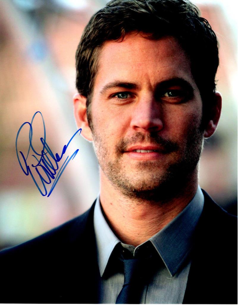 Paul Walker signed 11x14 Photo Poster painting autograph Picture autographed and COA