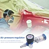 Air Pressure Regulator Gauge & Mini Inline Air Filter Separator JP/EU/US Adapter