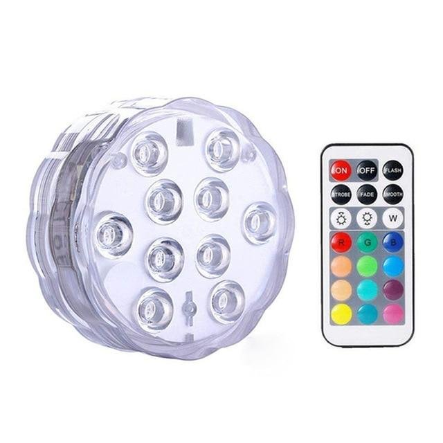 submersible led pool lights remote control