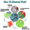8pcs DIY Girl Diamond Painting Acrylic Coasters