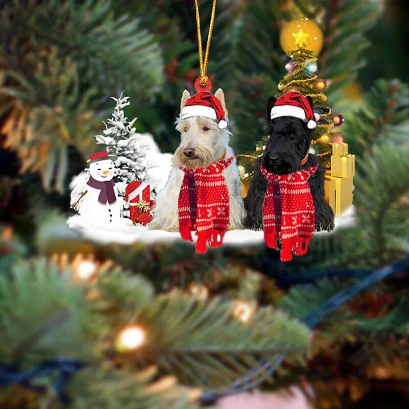 VigorDaily Scottish Terrier Christmas Ornament SM080