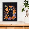 Diamond Painting -DIY Full Square Drill Halloween Cat(35x45cm)