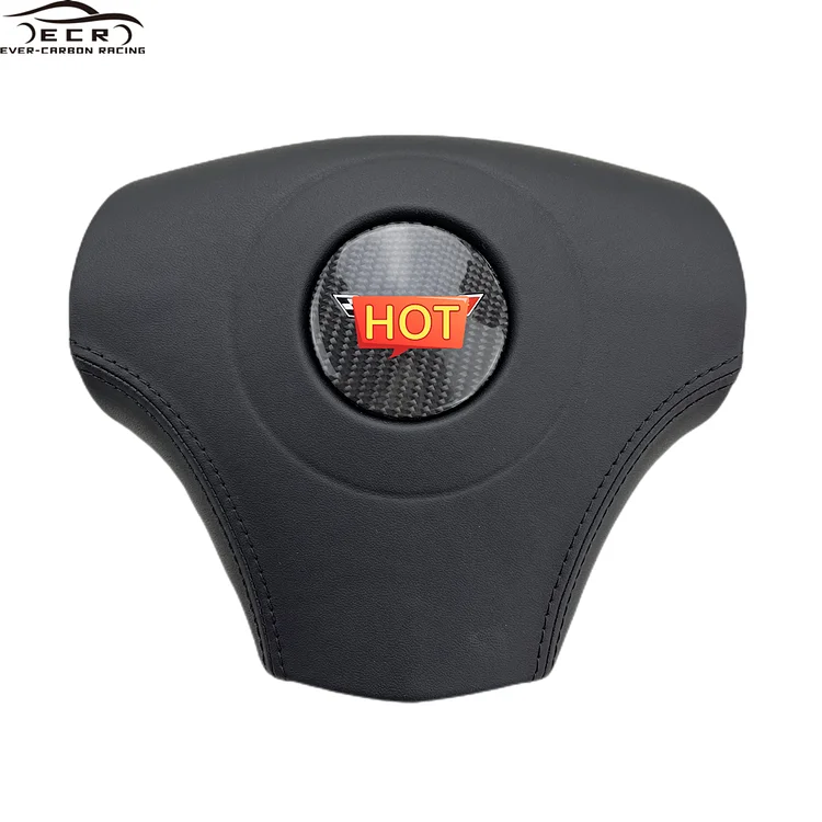 Ever-Carbon Racing ECR High Quality Customized Car Steering Wheel Airbag Cover For Chevrolet Corvette C6