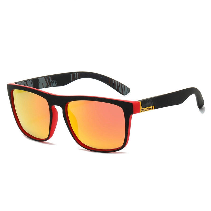 Casual Color Block Tac Square Full Frame Men’s Sunglasses