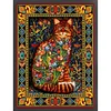(US Only)Cat Printed Cross Stitch Kit 50x67cm DIY 11CT Thread Art Needlework Home Decor