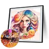 (40*40cm)Candy Girl - Full Round Drill Diamond Painting