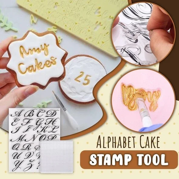 Alphabet Cake Stamp Tool
