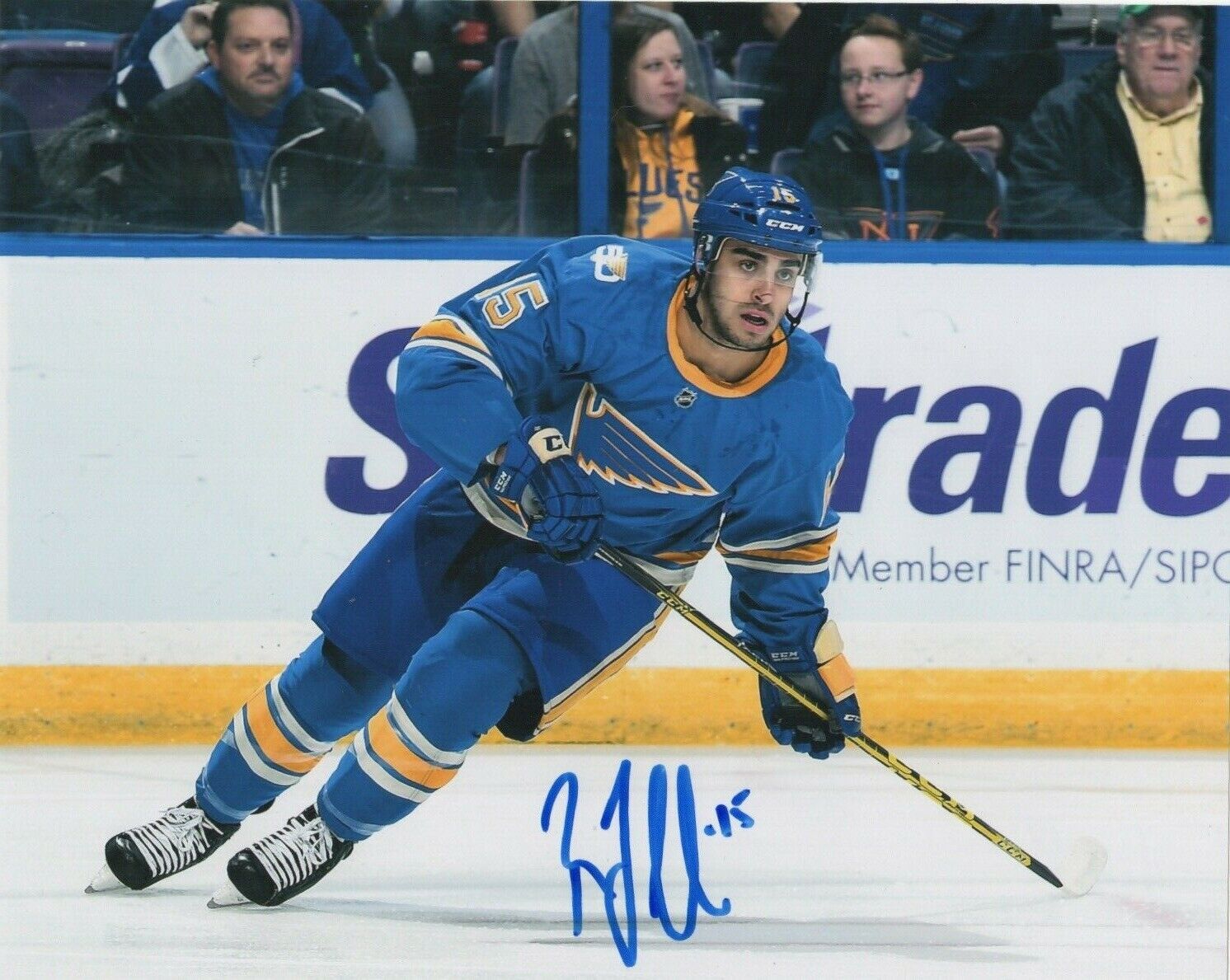 St Louis Blues Robby Fabbri Autographed Signed 8x10 NHL Photo Poster painting COA #3