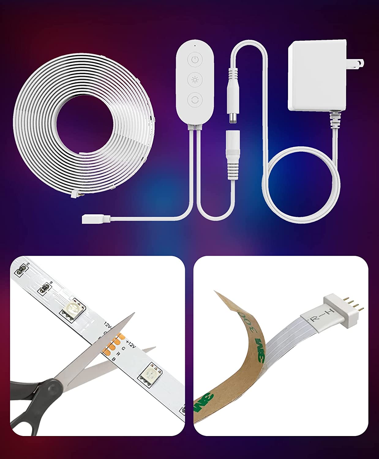 Gosund Led Strip Lights 9.2ft/16.4ft/32.8f