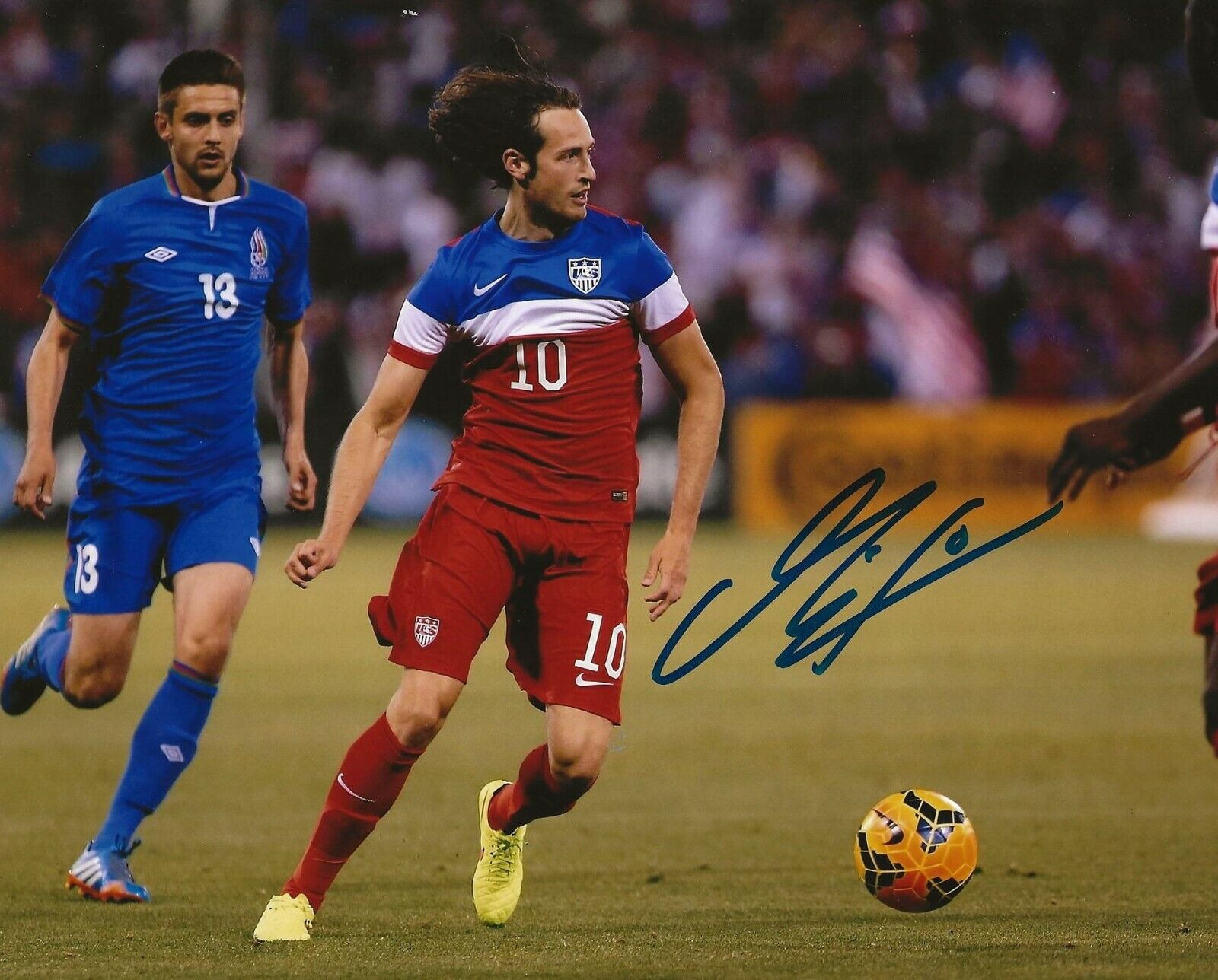 Mix Diskerud signed USA Soccer 8x10 Photo Poster painting autographed 4