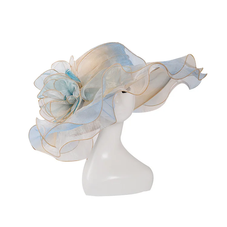 Multicolor Organza Hat