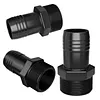 Pool Hose Adapter Hose Male Insert Adapter Leakproof Sand Filters Replacement Parts Non-Slip 1.5 Inch Pool Pump Hoses Adapters Compatible for Hay-Ward SPX1091Z2 Supplies