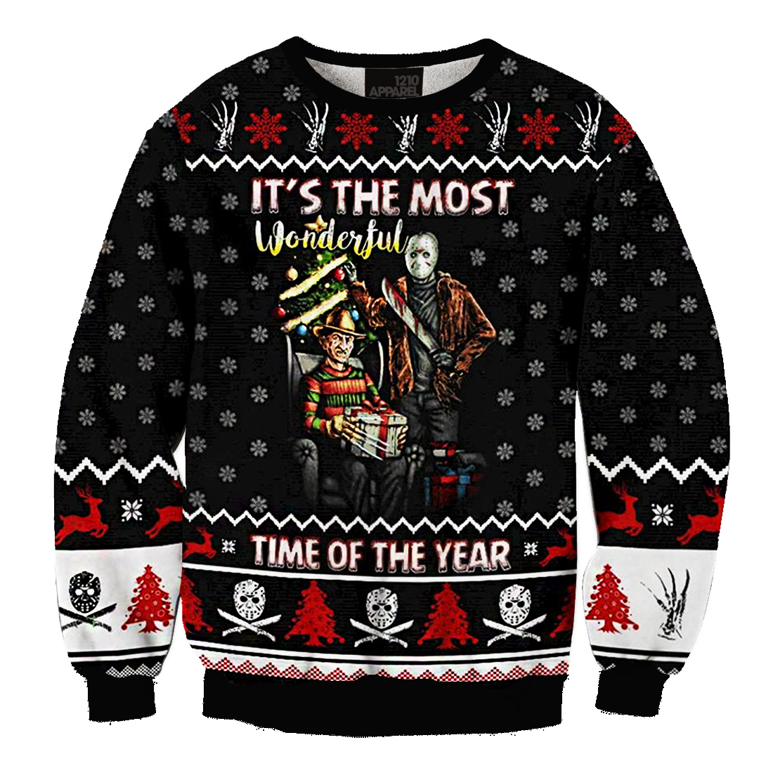 Unisex Halloween Horror Casual Ugly Sweater