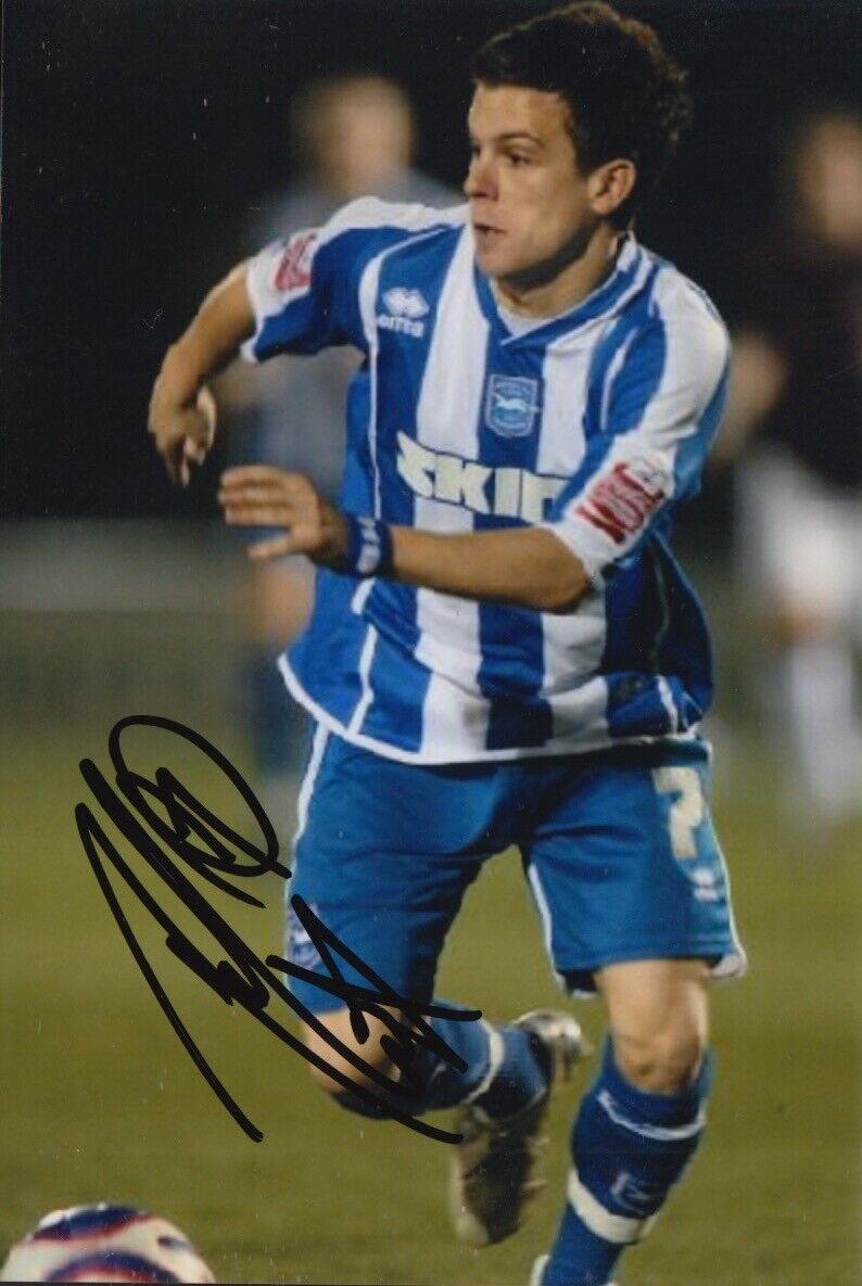 DEAN COX HAND SIGNED 6X4 Photo Poster painting BRIGHTON FOOTBALL AUTOGRAPH 3