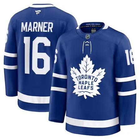 Men's Toronto Maple Leafs #16 Mitch Marner  Blue Home Premium Jersey