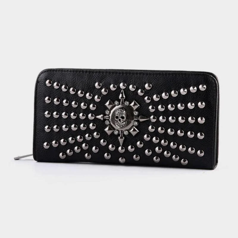 Rivet Skull Wallet