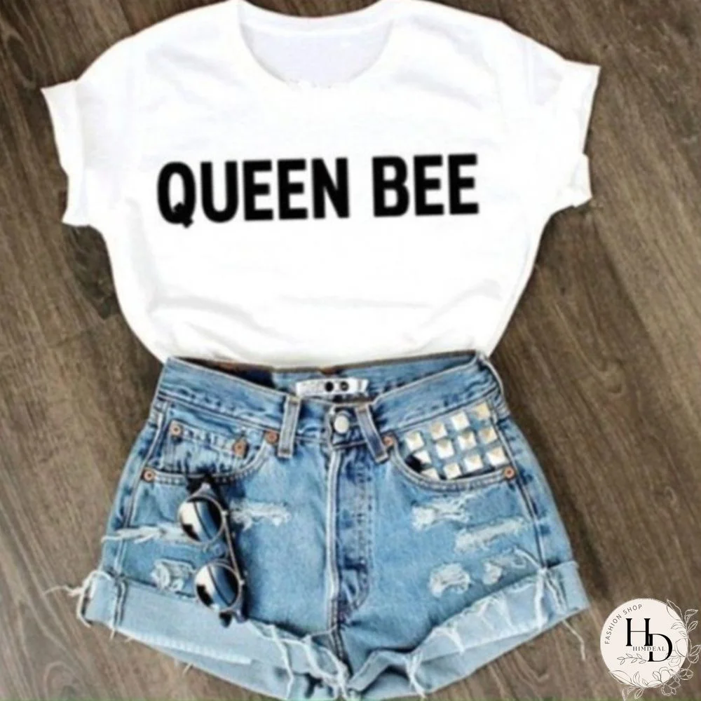 Orange Fashion Casual Daily O Neck Short Sleeve Regular Sleeve Regular Letter Character Tops