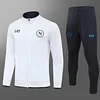 2023/2024 Napoli Long Zipped Jacket White Football Shirt 1:1 Thai Quality Set